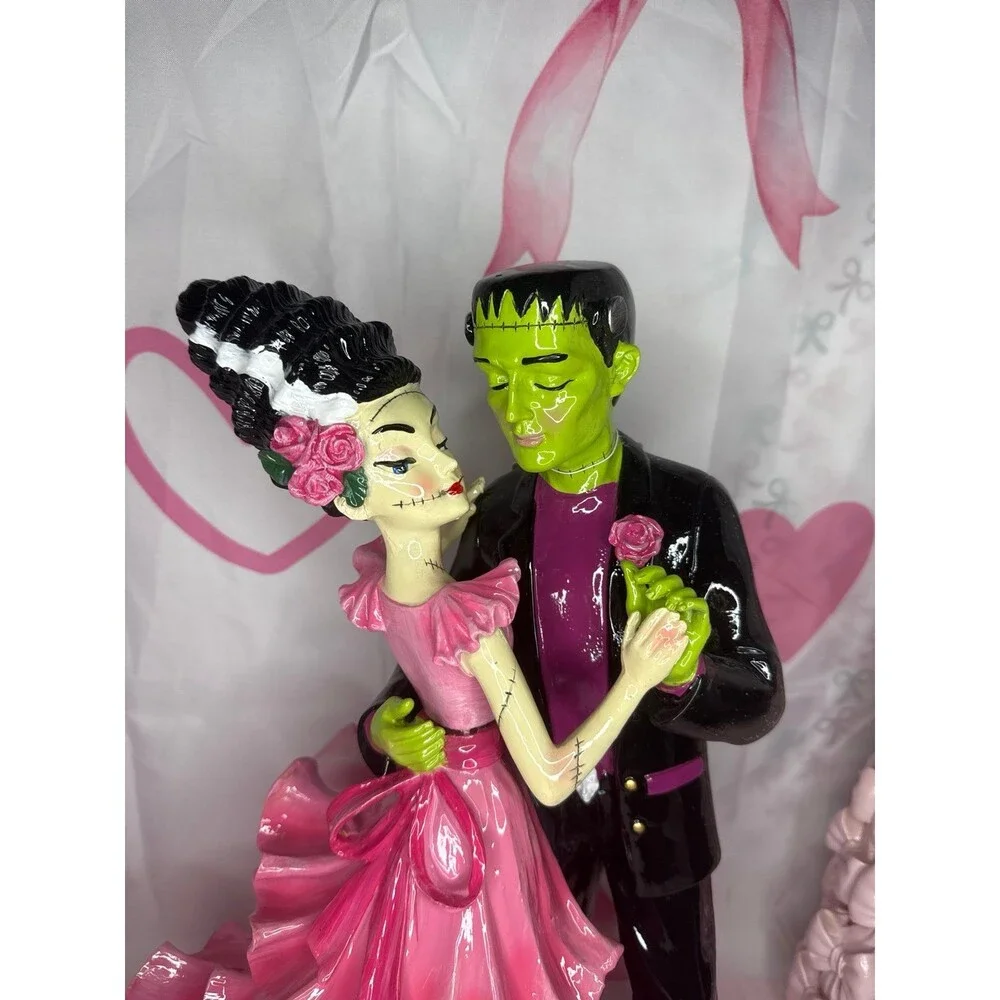 Goblin & Ghoul Dancing Frankenstein And Beautiful Bride